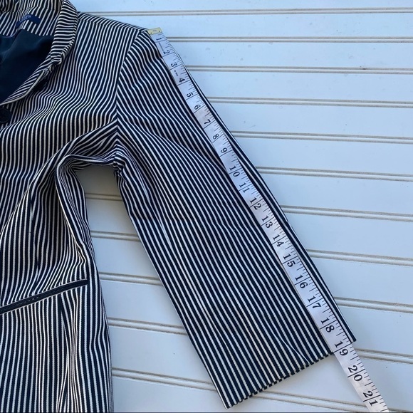 Chaps Striped blazer jacket Size 10 - Picture 8 of 10